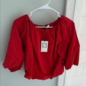 THML Women's Vibrant Red Blouse